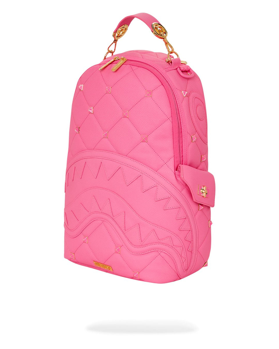Sprayground Pretty Pink Quilted Backpack Clique Apparel