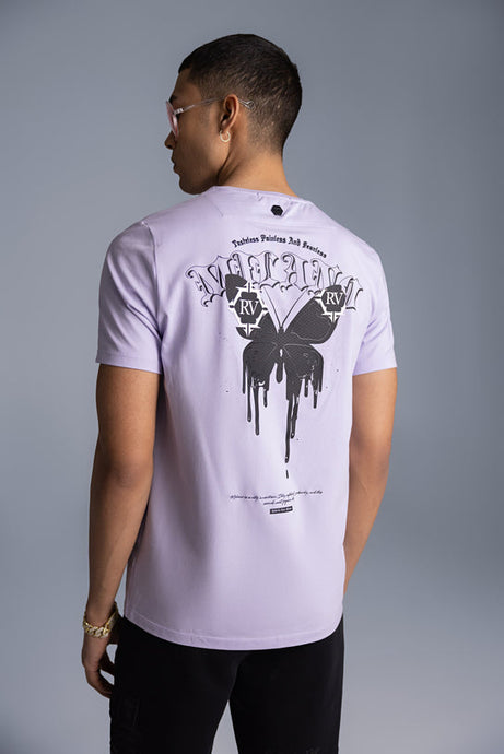 Roberto Vino Milano - Butterfly T-shirt (LAVENDER) - Clique Apparel
