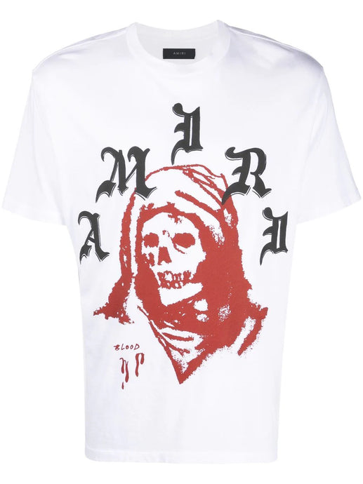 Amiri - Logo-Print Cotton T-Shirt - Clique Apparel