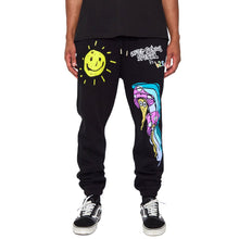 Load image into Gallery viewer, After School Special Trippy Sweat Pants - BLACK - Clique Apparel