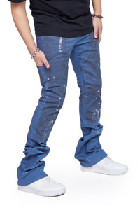Valabasas - Stacked Hossam Jeans - Dirty Cyan - Clique Apparel