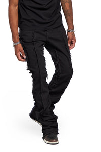 Valabasas - Stacked V-Esntl Jeans - Black - Clique Apparel