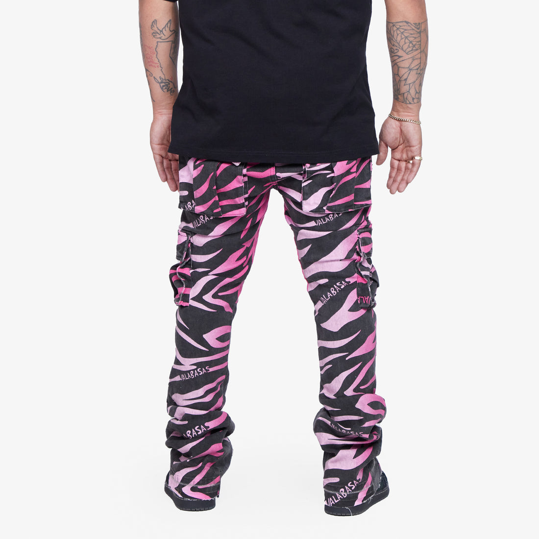 Valabasas Stacked Guise Jeans Pink Black Clique Apparel