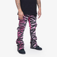 Load image into Gallery viewer, Valabasas - Stacked Guise Jeans - Pink Black - Clique Apparel