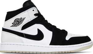 Nike - Air Jordan 1 Mid SE Sneakers - White/Black/Multicolor - Clique Apparel