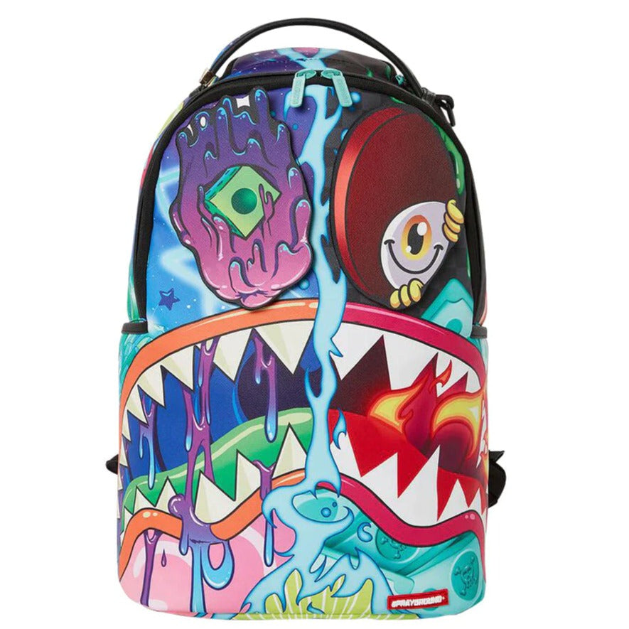 Sprayground - Crazy Shark Split Backpack (DLXV) - Clique Apparel