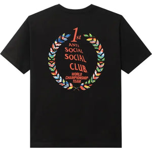 Anti Social Social Club - World Championship Team Tee - Black - Clique Apparel