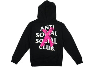 Anti Social Social Club - Cancelled - Hoodie - Black (Pink) - Clique Apparel