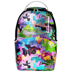 Sprayground - Neon Camo Money Dlx Backpack - Clique Apparel