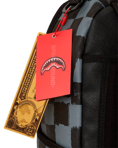 Sprayground - Sharks in Paris Paint Gray Dlxsv Backpack - Clique Apparel