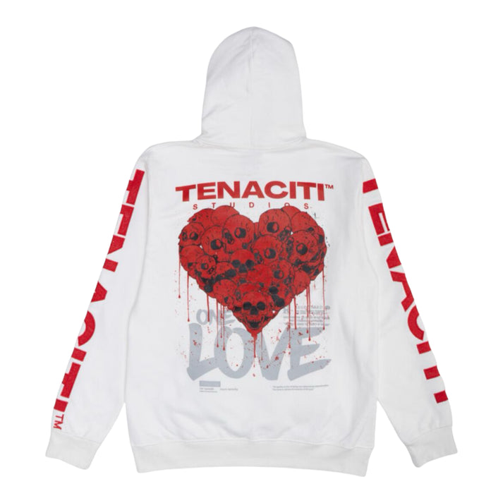 Tenaciti - One Love Hoodie - White - Clique Apparel