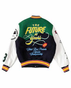 First Row - The Future is Yours - Varsity Jacket - Clique Apparel