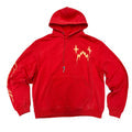 Load image into Gallery viewer, Wrath Boy - Hater Ghost Hoodie - Red - Clique Apparel