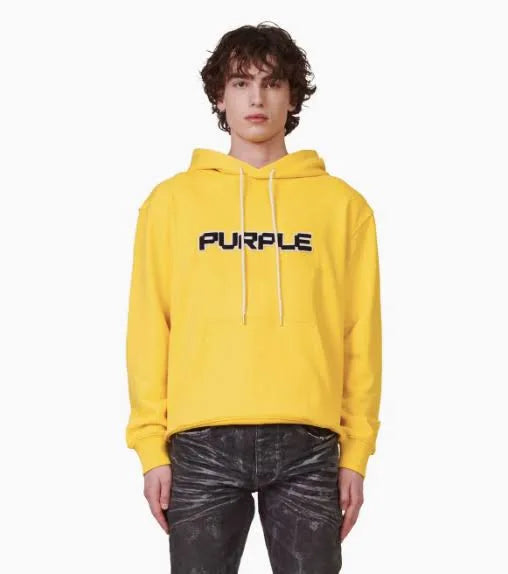 PURPLE BRAND - PULLOVER HOODIE - YELLOW - Clique Apparel