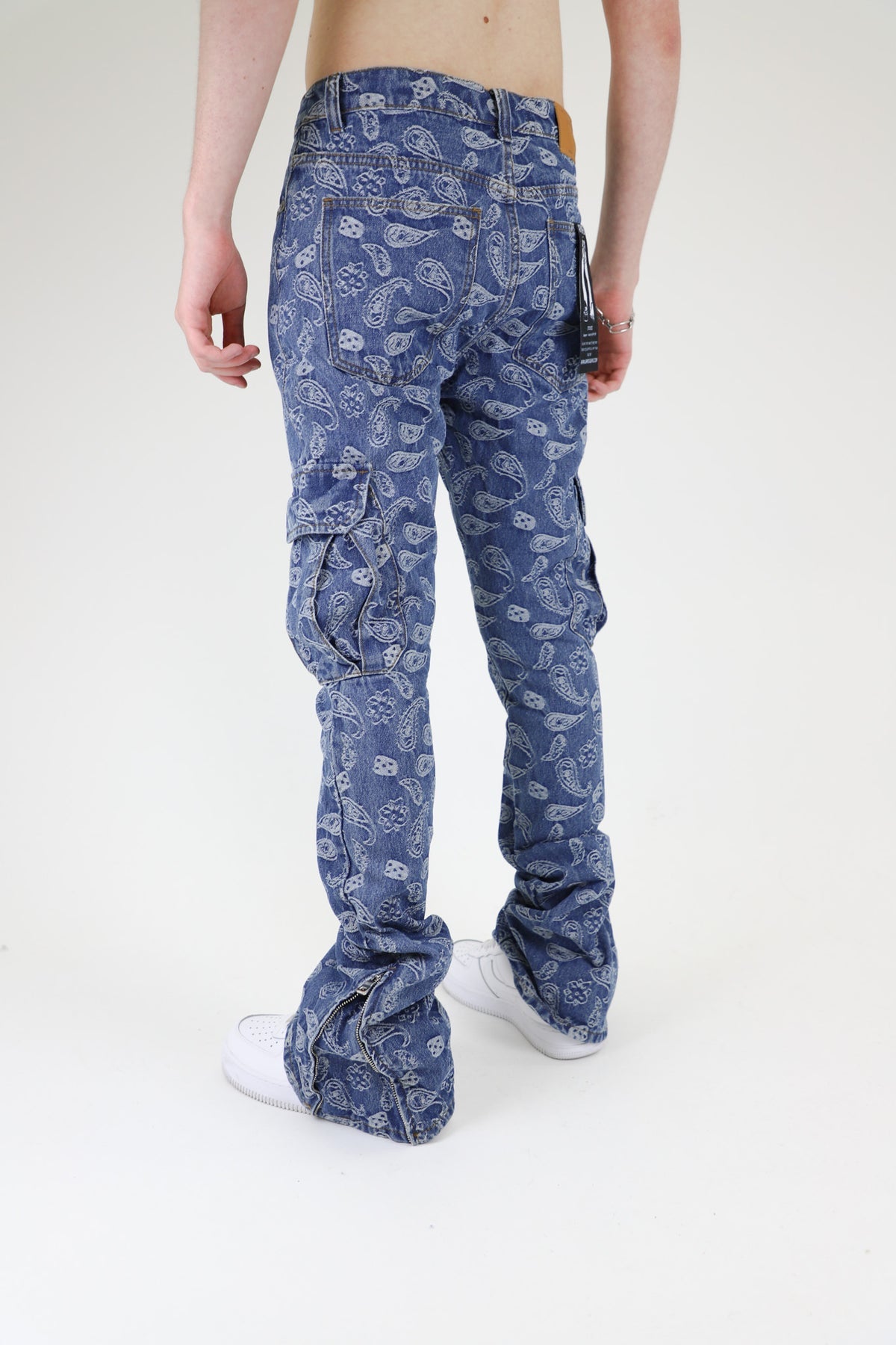 Armor Jeans - Blue Bandana Stacked - Clique Apparel