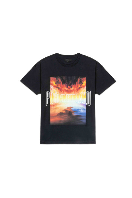 Purple Brand Fire In The Sky T-Shirt - Clique Apparel