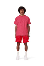Load image into Gallery viewer, PURPLE - P419 TERRY TOWEL SHORT - FIERY RED - Clique Apparel