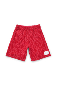 Purple - P419 Terry Towel Short - Fiery Red - Clique Apparel