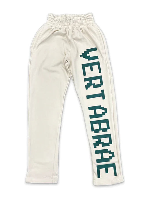 Vertabrae - Logo Sweatpants - Cream Green