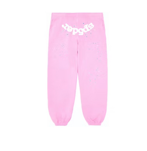 Sp5der OG Web Sweatpants Pink - Clique Apparel