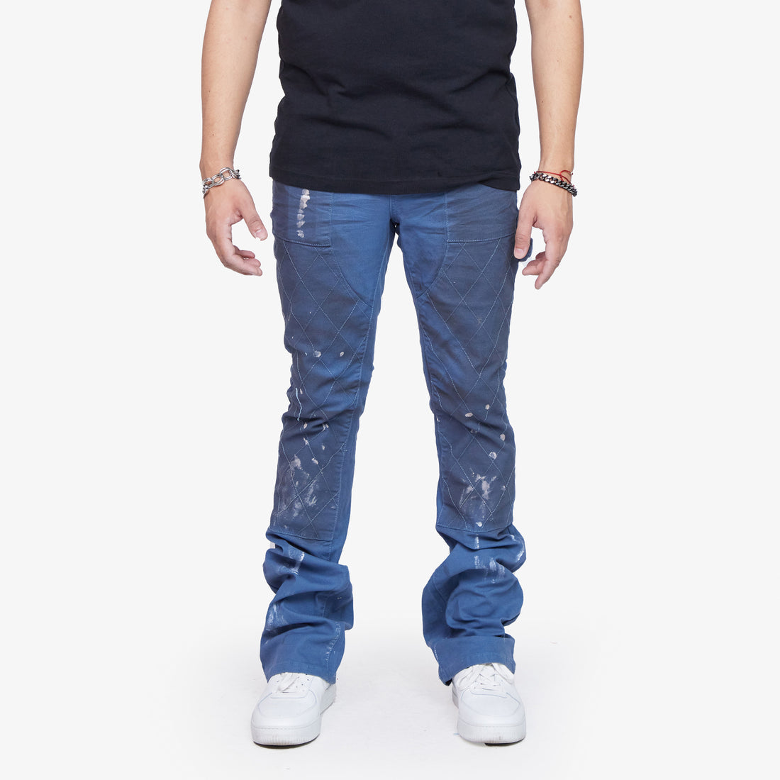 Valabasas - Stacked Hossam Jeans - Dirty Cyan - Clique Apparel