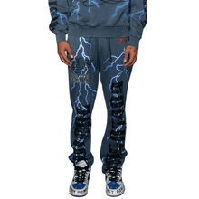 Load image into Gallery viewer, First Row - Lighting and Rhinestone Sweatpants - Grey - Clique Apparel