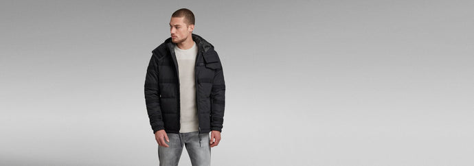 ATTAC TAPE QUILTED PADDED JACKET - Clique Apparel