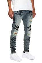 Load image into Gallery viewer, Dead Than Cool - Leather Logo Jean - Clique Apparel