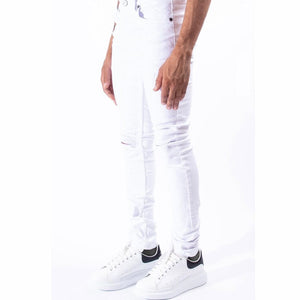 Serenede - Everest Peak Jeans - White - Clique Apparel