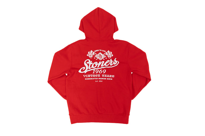 Stoners Vintage Jeans - Addition Red - - Clique Apparel