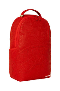 Sprayground - Red Scribble DLXSV Backpack - Clique Apparel