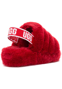 Ugg - Women's Fluff Yeah Slide (Ribbon Red) - Clique Apparel
