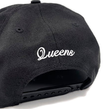 Load image into Gallery viewer, Paper Plane - Queens Crown Snapback Hat - Black - Clique Apparel