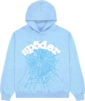 Spyder - Rhinestones Pullover Hoodie - Baby Blue - Clique Apparel