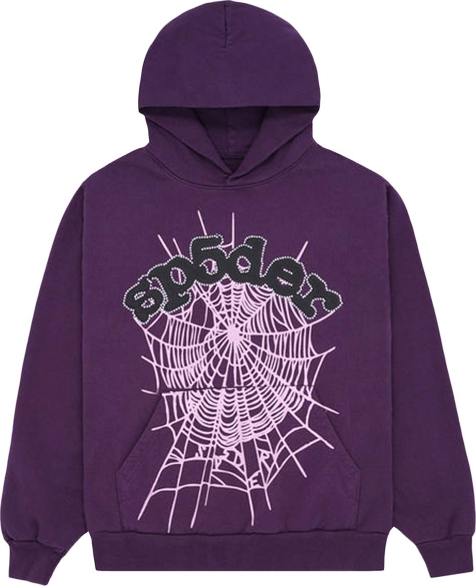 Spyder - Rhinestones Pullover Hoodie - Purple - Clique Apparel