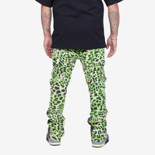 Load image into Gallery viewer, Valabasas - Stacked Conjure Jeans - Lime/Black - Clique Apparel