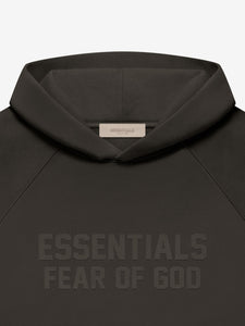 FEAR OF GOD - ESSENTIALS HOODIE OFF BLACK - Clique Apparel