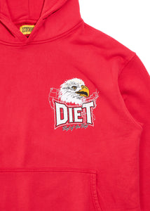 Diet Starts Monday - Winners Hoodie - Red - Clique Apparel