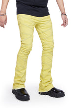 Load image into Gallery viewer, Valabasas - Stacked Cassius Jeans - Yellow - Clique Apparel