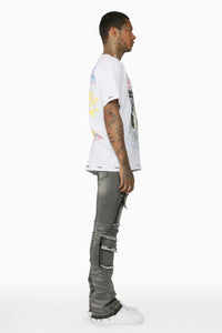 Rockstar - Tyrell Stacked Flare Cargo Jean - Clique Apparel