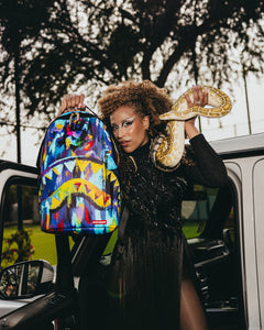 Sprayground - A.I.8 African Intelligence Planet Utopia Backpack - Clique Apparel