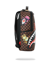 Load image into Gallery viewer, Sprayground - Sharks In Paris Characters Sneakin Backpack - Clique Apparel