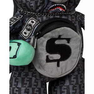 Sprayground Money Check Bear Cub Mini Backpack - Clique Apparel