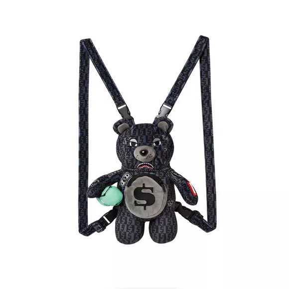 Sprayground Money Check Bear Cub Mini Backpack - Clique Apparel