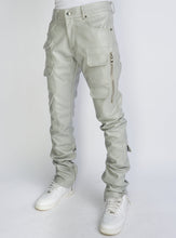 Load image into Gallery viewer, Politics - Stacked Cargo PU Leather Murphy554 - Grey - Clique Apparel