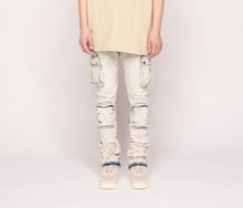 Load image into Gallery viewer, Pheelings - Never Look Back Cargo Flare Stack Denim - Clique Apparel