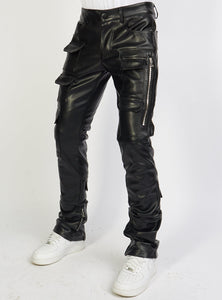 Politics - PU Leather Jeans Murphy551 - Black - Clique Apparel