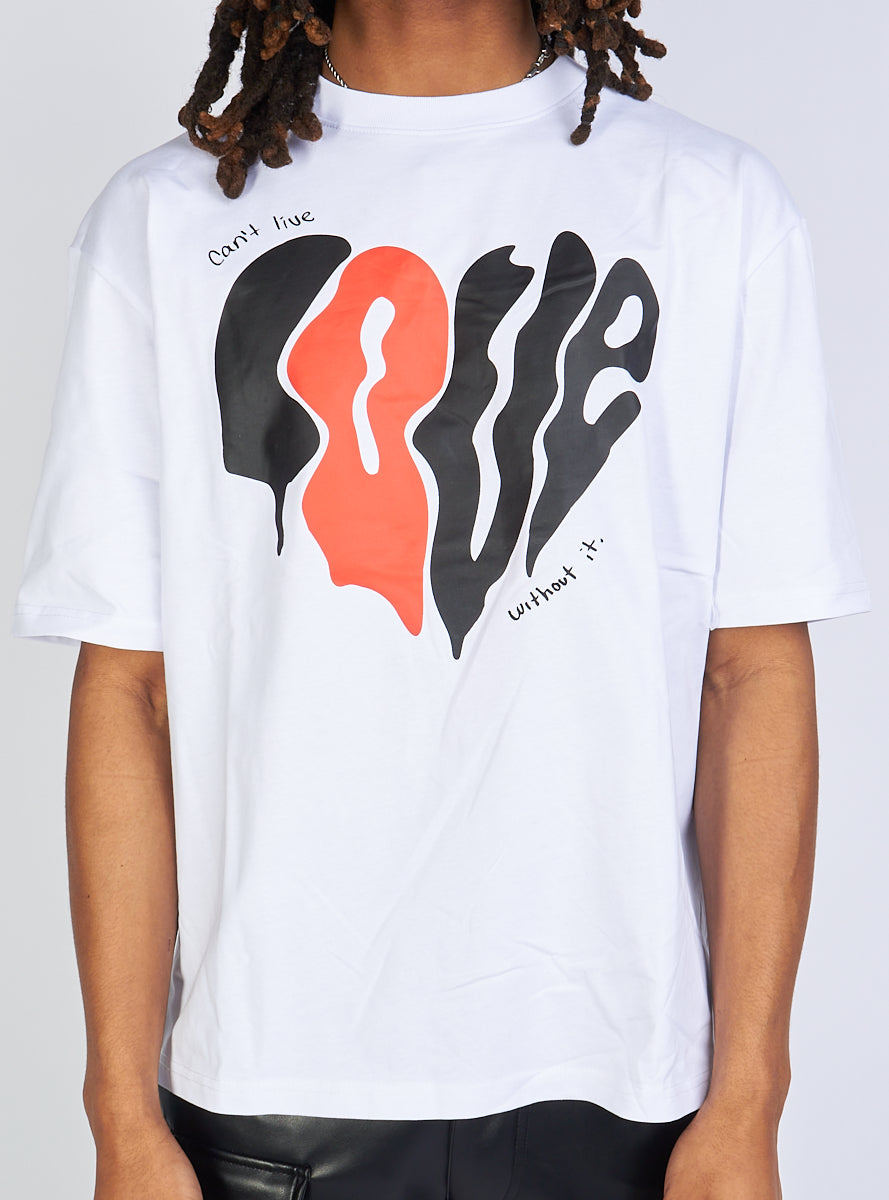 Politics - Love T-Shirt Cowens101 - White - Clique Apparel