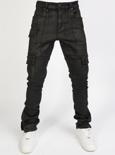 Load image into Gallery viewer, Politics Jeans - Hans - Wax Stacked - Jet Black - 503 - Clique Apparel