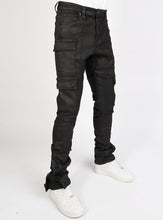 Load image into Gallery viewer, Politics Jeans - Hans - Wax Stacked - Jet Black - 503 - Clique Apparel